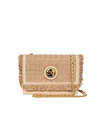 ELISABETTA FRANCHI TRACOLLA CATENE 320 CHAMPAGNE, Taglia unica