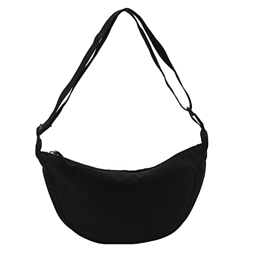 PFLYPF 1 borsa per gnocchi neri, borsa a tracolla in nylon ad alta...