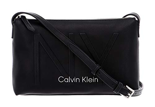 Calvin Klein NY Shaped EW Crossbody Black