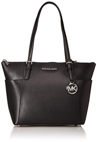 Michael Kors Jet Set Item, Borsa Tote Donna, Nero (Black),...