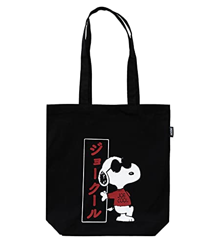 Grupo Erik Borsa shopper Snoopy Joe Cool, 100% cotone riciclato,...
