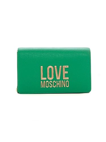 Love Moschino JC4127PP1GLI0, Borsa a Spalla, Donna, Verde, Taglia...