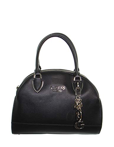 Guess Borsa a mano da donna modello bugatti, colore nero con tasche...