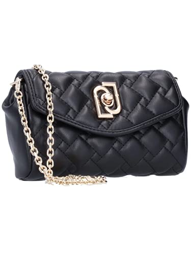 Borsa Liu Jo piacente XS tracolla effetto trapuntato AF1177 E0005 nero