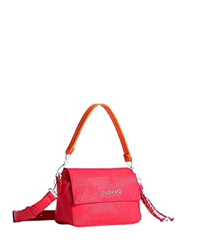 Desigual Bols_rapsodia Phuket Mi, Borsa a Mano Donna, Colore: Rosso,...