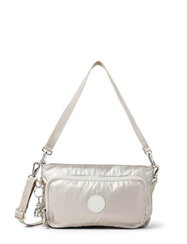 Kipling MYRTE, Borse a Tracolla, Donna, Argento (Metallic Glow),...
