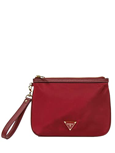 Guess POCHETTE did i say 90s flat top zip pouch Burgundy...
