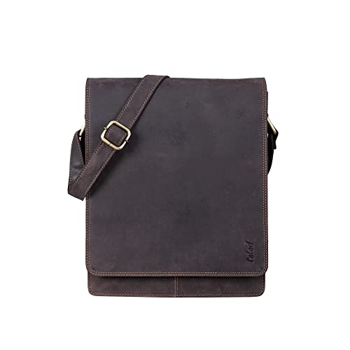TALED Borsa a Tracolla in Pelle per Uomo e Donna | Borsa per Laptop in...