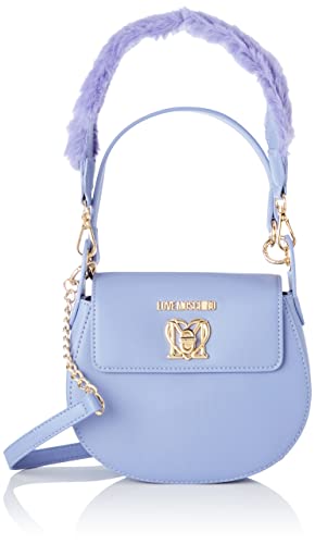 Love Moschino JC4396PP0FKO0, Borsa a Mano, Donna, Azzurro, Taglia...