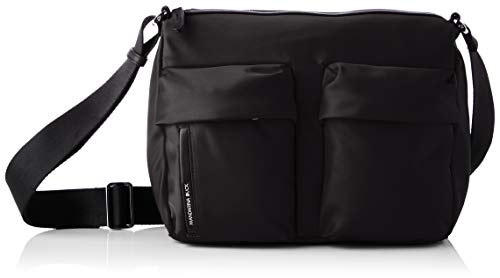Mandarina Duck Hunter P10vct18, Borsa a Tracolla Donna, Nero (Black),...