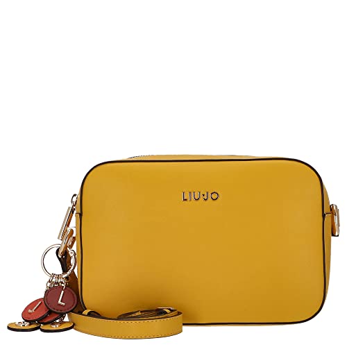 Borsa donna Liu-jo tracolla Manhattan camera case M giallo ecopelle...