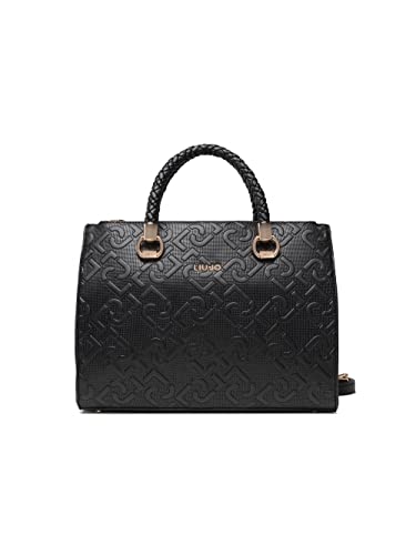 LIU JO Manhattan Satchel Double M Nero