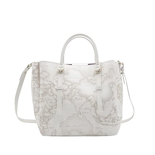 Alviero Martini Prima Classe Borsa a Mano due Manici Donna Geo Tabacco