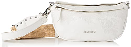 Desigual PU Shoulder Bag, Borsa a Tracolla. Donna, Bianco, One Size
