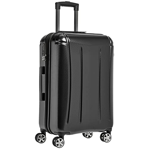 Amazon Basics - Trolley rigido Oxford, 78 cm, Nero