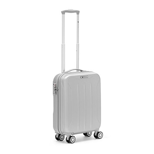 R Roncato Trolley Rigido Medio Valigia Serie Flight in ABS, 55 cm,...
