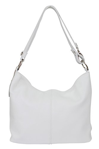 AMBRA Moda GL005 - Borsa con tracolla, borsa a mano in pelle, borsa a...