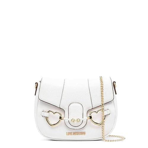 Love Moschino JC4133PP1GLI1, Borsa a Spalla, Donna, Bianco, Taglia...