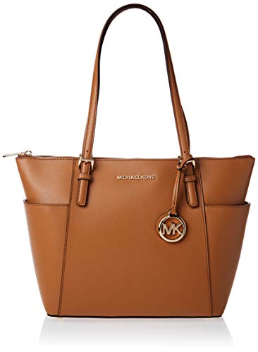 Michael Kors Jet Set Item, Borsa Donna, Marrone (Acorn), 11x27x29...