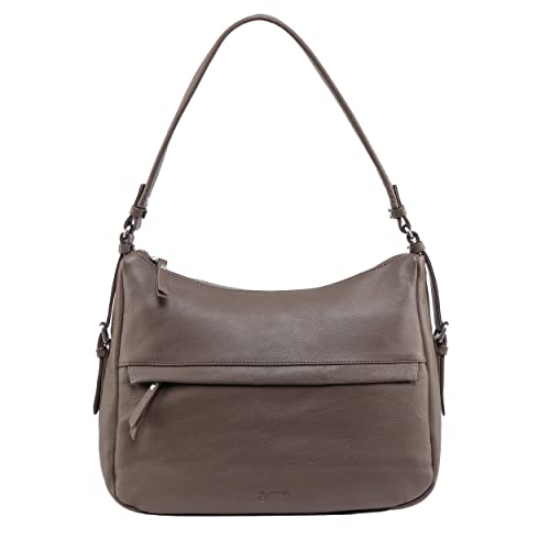 BACCINI borsa a spalla vera pelle ROSA I borsa a secchiello donna I...