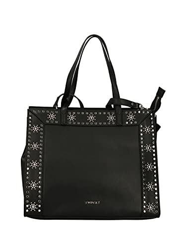 TWINSET Shopper Tote BORCHIE 212TB7180 Nero