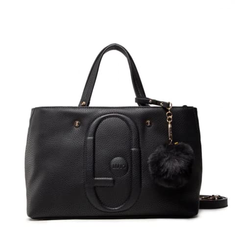 BORSA LIU-JO INCANTATA BAULETTO M A MANO/TRACOLLA NERO B22LJ62 NF1095