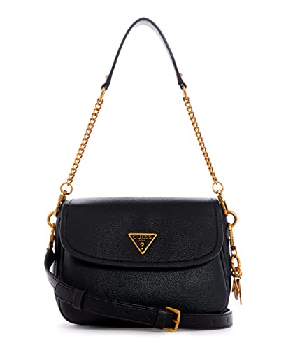 Guess Destiny Shoulder Bag, Borsa Donna, Black, Taglia Unica