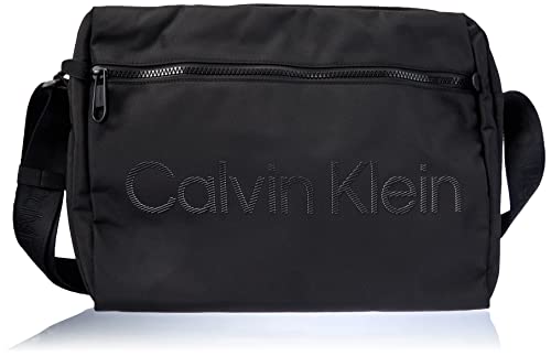 Calvin Klein Messenger codice CK, Borsa per Computer Uomo, Schwarz,...