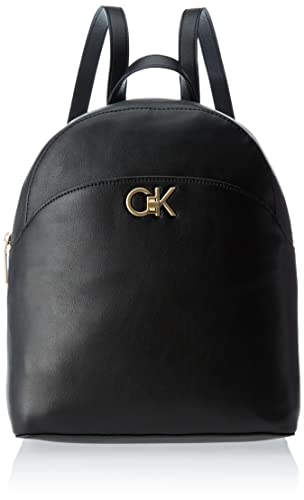 Calvin Klein Zaino a Cupola Re-Lock, Zaini Donna, CK Nero, OS