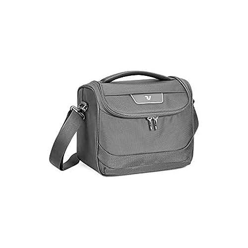 RONCATO Joy beauty case viaggio con tracolla e organizer Antracite