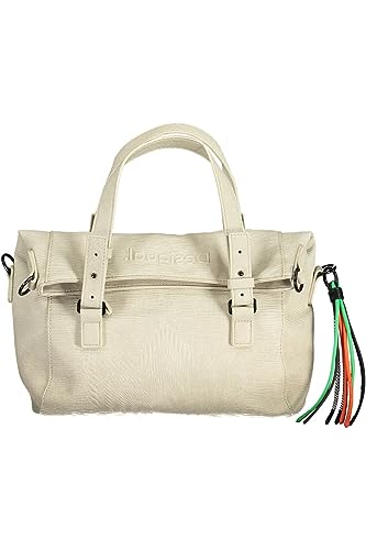 Desigual Loverty, Bag_Aquiles Lovely 2.0 1001 Raw Donna, Bianco,...