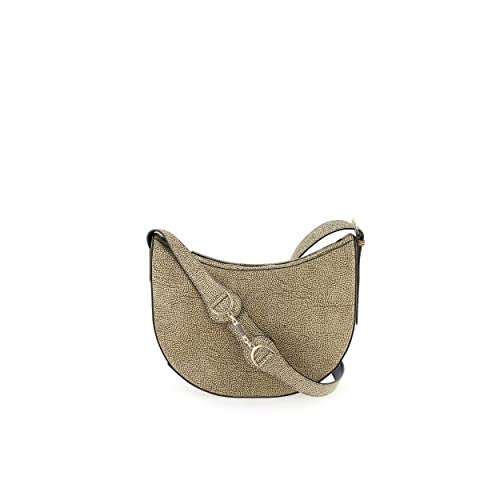 Borbonese Borsa Donna Sacca Media Tapiro Classico Op Naturale/Marrone