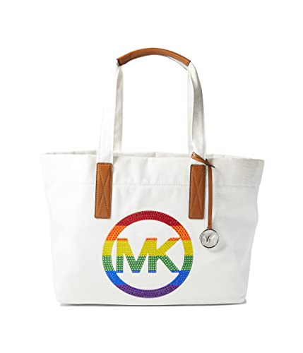 Michael Kors The Michael Bag Large Tote Optic Bianco Taglia unica,...