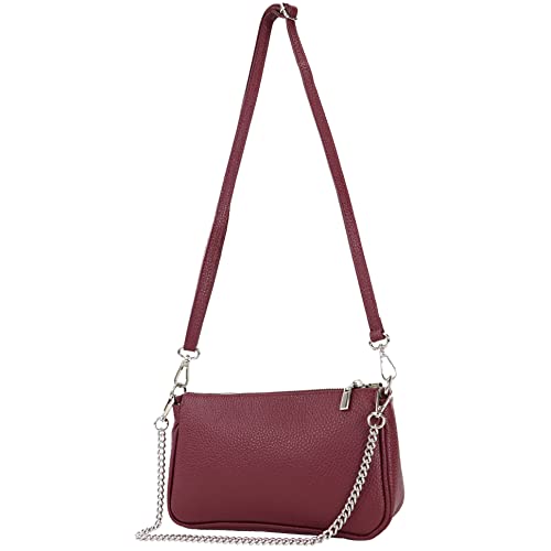 modamoda de - T237 - Borsa a tracolla piccola in pelle,...
