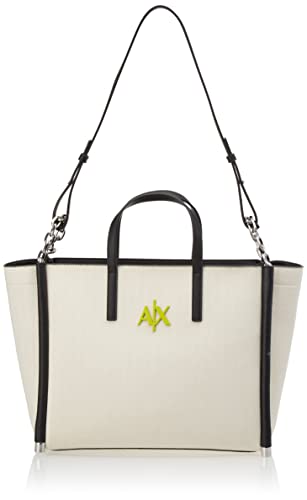 ARMANI EXCHANGE Bottom Studs, Zipped, Adjustable Shoulder Strap, Tote...