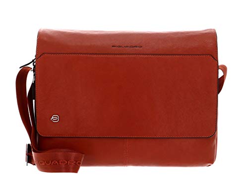 Piquadro Messenger destrutturata in pelle Black Square Misure 37,00 x...