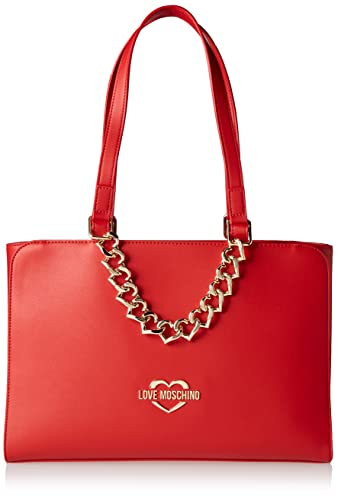 Love Moschino, BORSA A SPALLA Donna, Rosso, Taglia unica