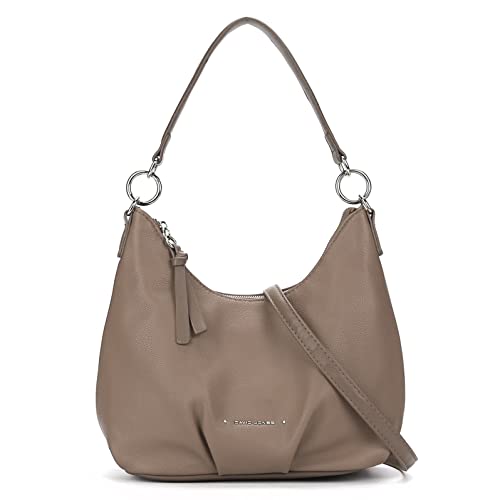 David Jones - Borsa a Spalla Donna - Borsa a Tracolla Simil Pelle PU...