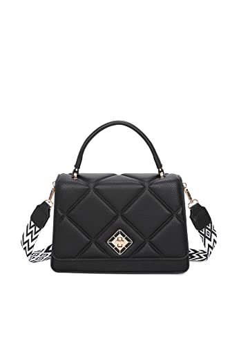 QUEEN HELENA Borsetta a Mano Rigida Borsa Piccola con Tracolla Casual...