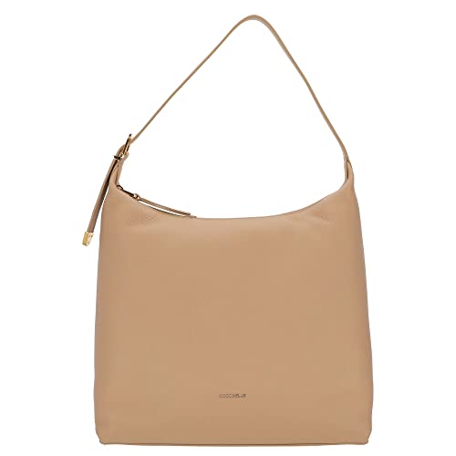 Coccinelle Borsa a Spalla Gleen in Pelle Colore Beige Toasted Donna...