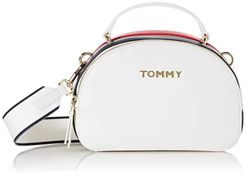 Tommy Hilfiger Tommy Staple Crossover, Borse Donna, Bianco (Bright...