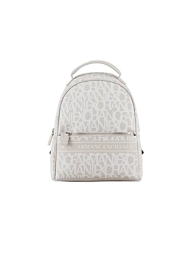 ARMANI EXCHANGE Borsa a Zainetto Donna, in ecopelle, colore Aura/White...