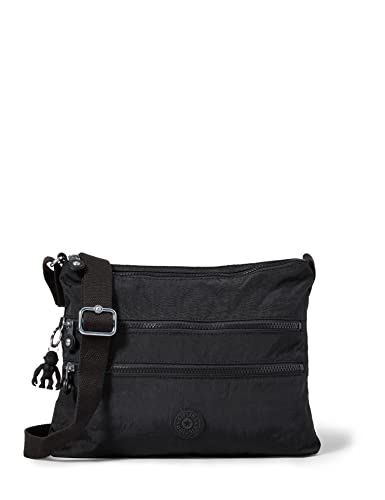 Kipling ALVAR, Borse a Tracolla, Donna, Nero (Black Noir), Taglia...
