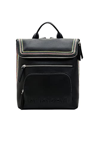 Desigual, Back_RAVEN_NERANO U 2000 BLACK Donna, Nero, Taglia unica