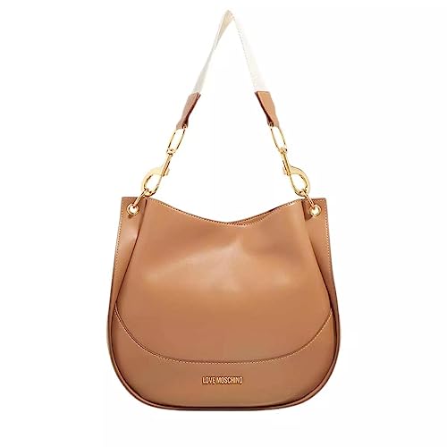 Love Moschino JC4118PP1GLR0, Borsa a Spalla, Donna, Cammello, Taglia...