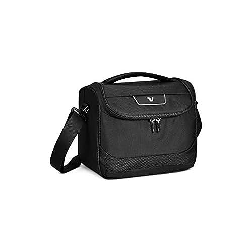 RONCATO Joy beauty case viaggio con tracolla e organizer Nero