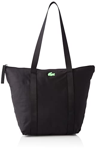 Lacoste NF3619YA Borsa Shopping Donna Donna, Nero Vert Fluo, Taglia...