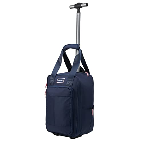 Cabin Max Narvik 40x20x25 cm - Carrello da 20 litri, Blu navy e rosa,...