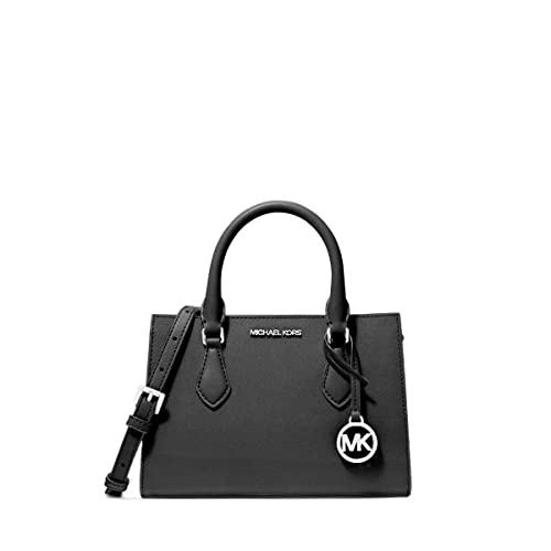 Michael Kors Sheila - Borsa vegana piccola in pelle non pelle, nero