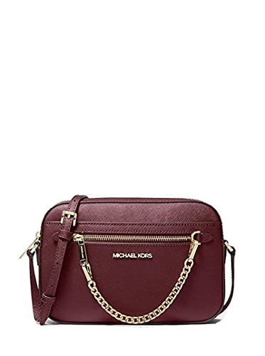 MICHAEL KORS Jet Set Chain EW Crossbody Handbag (Merlot)